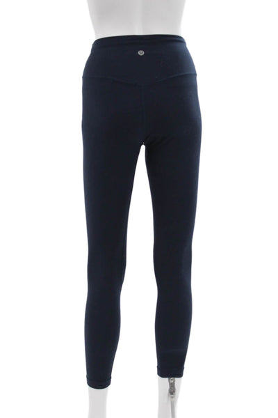 Lululemon Womens Blue Nylon Blend Leggings Size 2