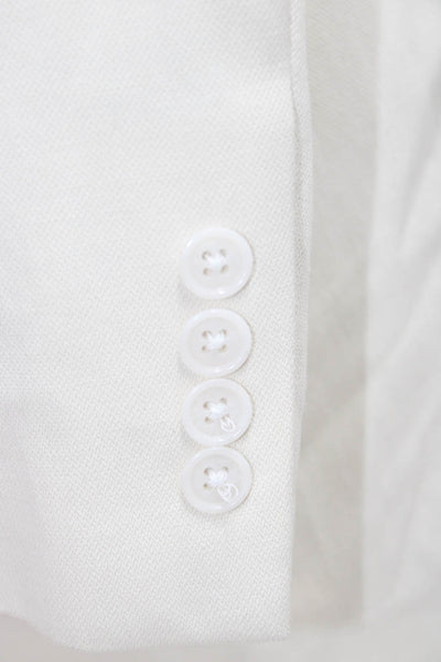 Calvin Klein Mens Silk Beige Blazer Button Closure Size 44