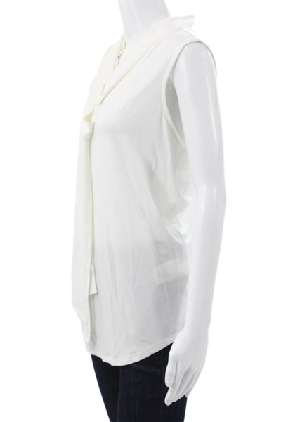 Athleta Women White Mock Neck Long Sleeve Pullover Casual Top Size S