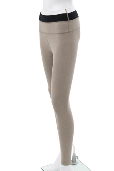 Beyond Yoga Womens Beige Ankle Leggings Polyester Blend Size XS