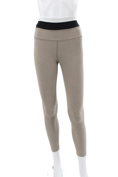 Beyond Yoga Womens Ankle Leggings Beige Polyester Blend Size S