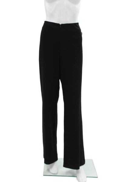 J Envie Women Black Viscose Dress Pants Zip Inseam 30 Size 14