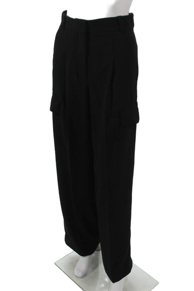 Ba&Sh Women Cargo Pants Black Polyester Size 34