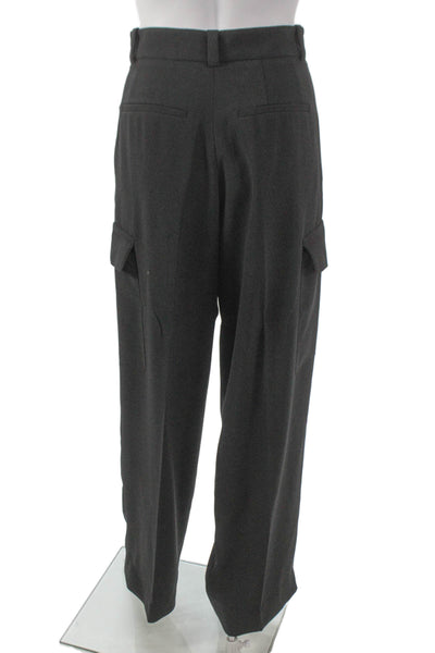 Ba&Sh Women Cargo Pants Black Polyester Size 34