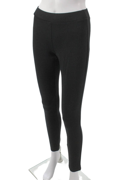 Theory Womens Ankle Leggings Black Polyester Solid Size PP