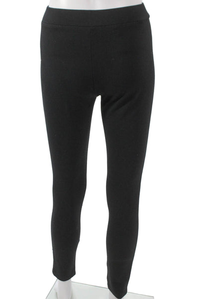 Theory Womens Ankle Leggings Black Polyester Solid Size PP