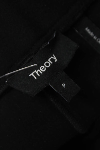 Theory Womens Ankle Leggings Black Polyester Solid Size PP