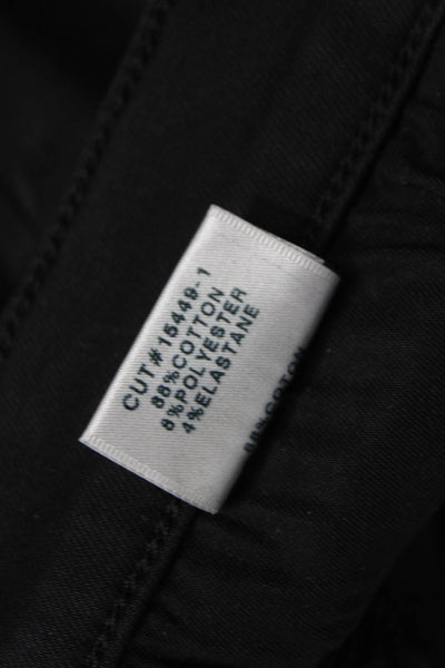J Brand Womens Ankle Jeans Black Low Rise Cotton Blend Size 27