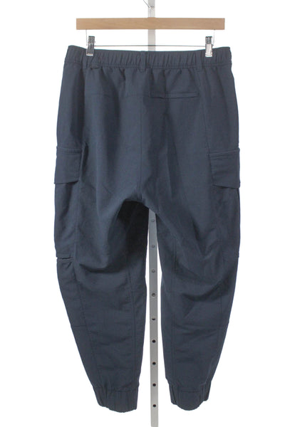 Lululemon Mens Jogger Pants Blue Polyester Button Size 32