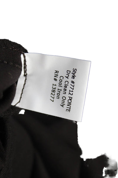 Estelle & Finn Women Dress Pants Black Rayon Pull On Size 16