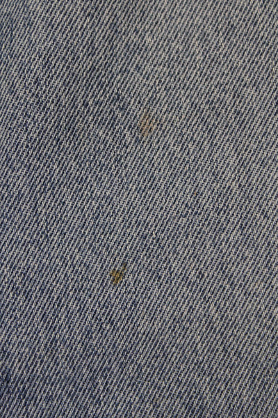 Agolde Women Straight Jeans Blue High Rise Button Inseam 30 Size 25