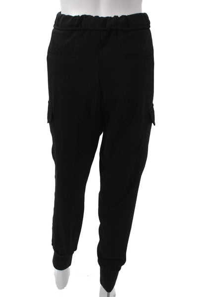 Closed Womens Jogger Pants Black Polyester Drawstring Size S