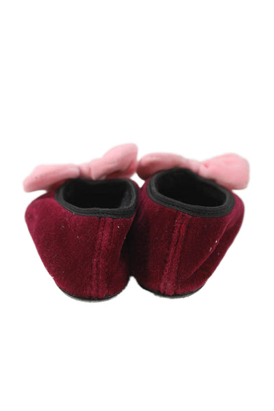 Rykiel Enfant Il Gufo Girls Ballet Flats Booties Red Blue Size 23 Lot 3