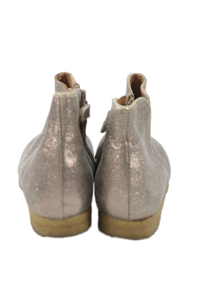 Emile Et Ida Baby Walker PePe Girls Glitter Boots Black Gold Size 22 26 Lot 4