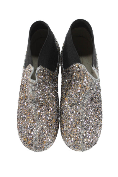 Emile Et Ida Baby Walker PePe Girls Glitter Boots Black Gold Size 22 26 Lot 4