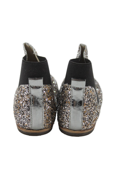 Emile Et Ida Baby Walker PePe Girls Glitter Boots Black Gold Size 22 26 Lot 4