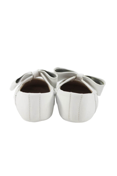 Stella McCartney Kids Elephantito Girls Ballet Flats White Beige Size 17 2 Lot 3