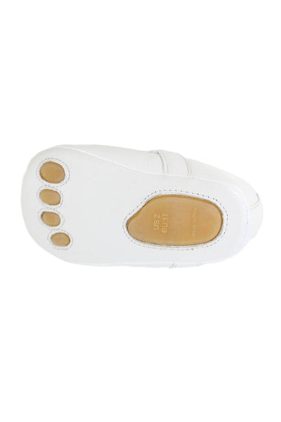 Stella McCartney Kids Elephantito Girls Ballet Flats White Beige Size 17 2 Lot 3