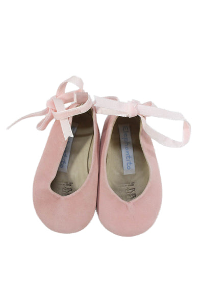 Little Marc Jacobs Bonpoint Melissa Girls Ballet Flats Navy Pink Size 17 3 Lot 5