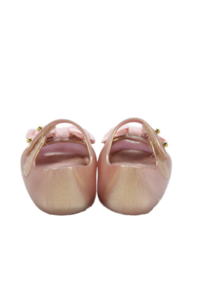 Little Marc Jacobs Bonpoint Melissa Girls Ballet Flats Navy Pink Size 17 3 Lot 5