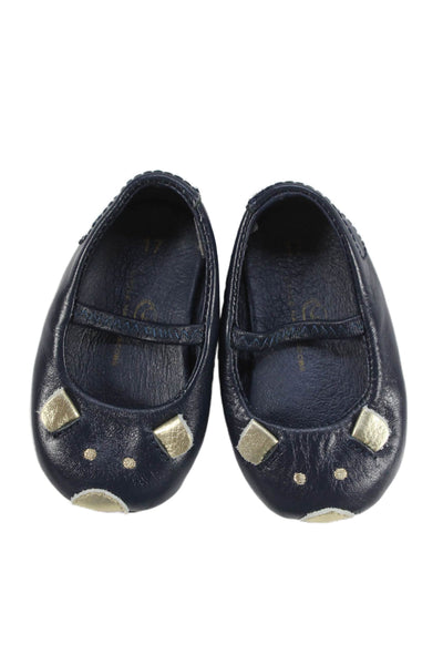 Little Marc Jacobs Bonpoint Melissa Girls Ballet Flats Navy Pink Size 17 3 Lot 5