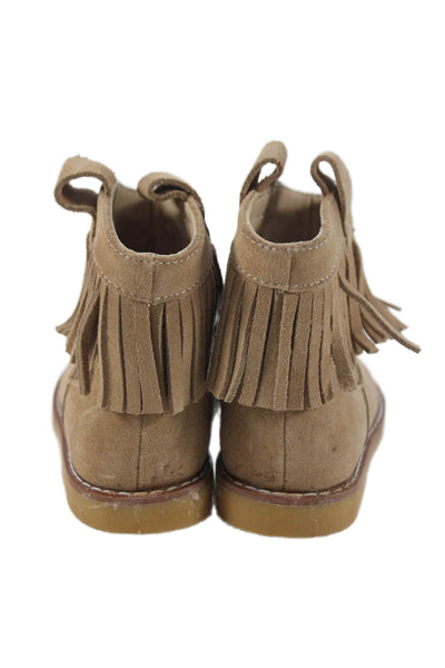Elephantito Papoueli Vero Montone Girls Ballet Flats Boots Size 7 24 Lot 3