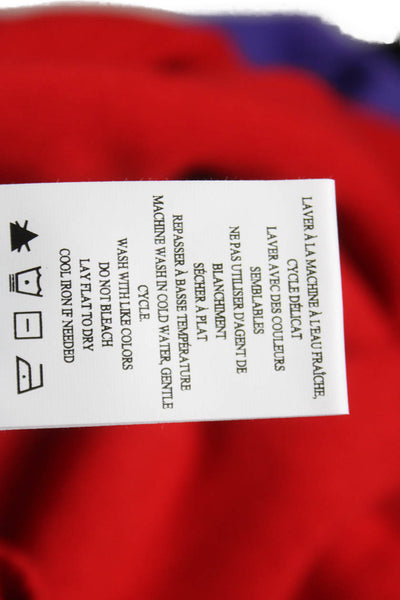 Renuar Women Red Crew Neck Pullover Sweater 50% Acrylic Long Sleeve Size M