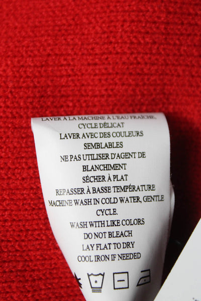 Renuar Women Red Pullover Sweater Crewneck Long Sleeve Acrylic Size 2XL