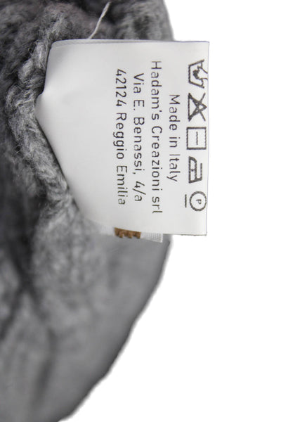Kangra Women Pullover Sweater Gray Wool Turtleneck Long Sleeve Solid Size XL