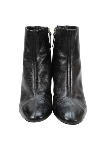 Zara Basic Collection Womens Side Zip Ankle Boots Black Size 37 7