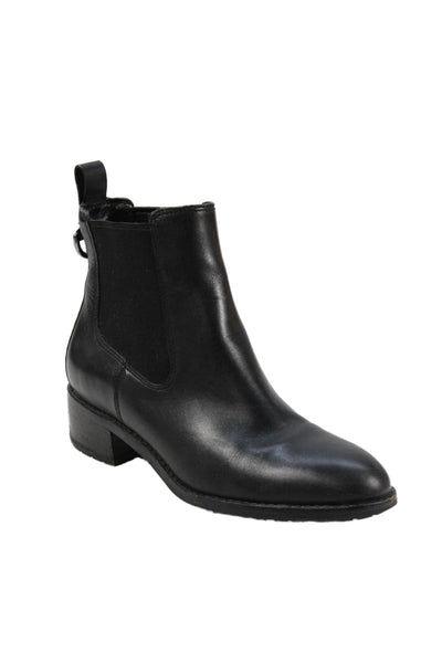 Cole Haan Grand.OS Womens Leather Chelsea Ankle Boots Black Size 6.5B