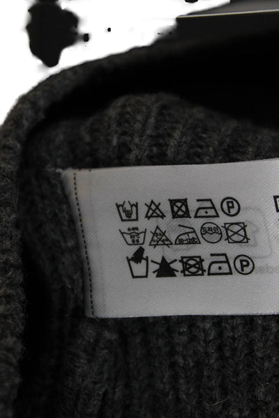 Zara Womens Gray Wool Crew Neck Vest Size S
