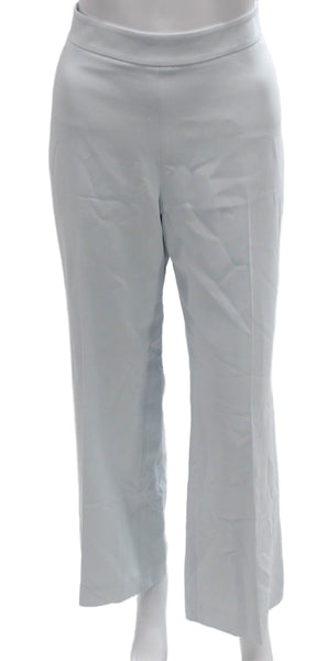 Lafayette 148 New York Women Dress Pants Blue Acetate Zip Solid Size 2