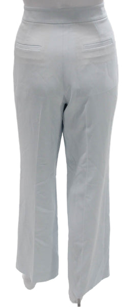 Lafayette 148 New York Women Dress Pants Blue Acetate Zip Solid Size 2
