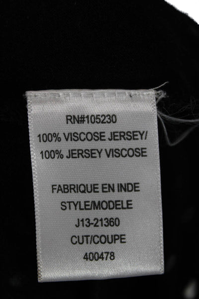 Joie Women Basic Viscose Scoop Neck Long Sleeve Blouse Size S