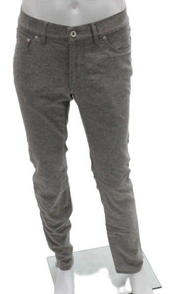 Brax Feel Good Mens Gray Chino Pants Polyester Button Size 30