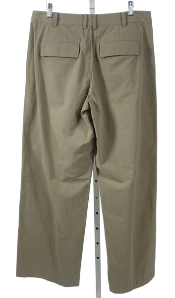 Vince Women Chino Pants Beige Cotton Size 10