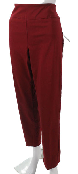 Elliott Lauren Womens Red Dress Pants Viscose Pull On Inseam 29 Size 14