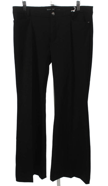 Dream Luxury Women Dress Pants Black Polyamid Zip Inseam 30 Size 10