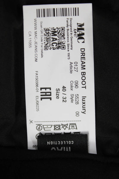 Dream Luxury Women Dress Pants Black Polyamid Zip Inseam 30 Size 10
