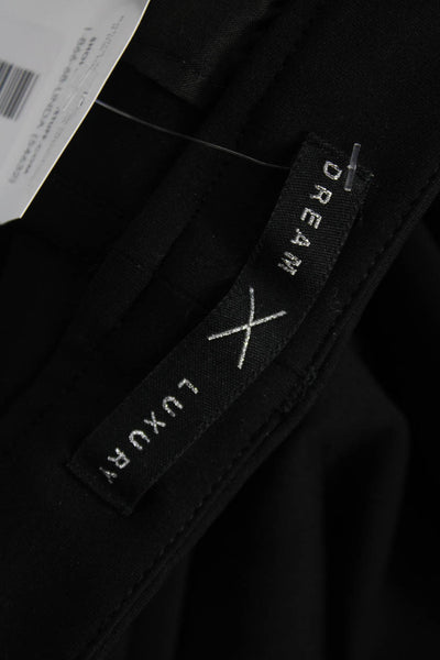 Dream Luxury Women Dress Pants Black Polyamid Zip Inseam 30 Size 10