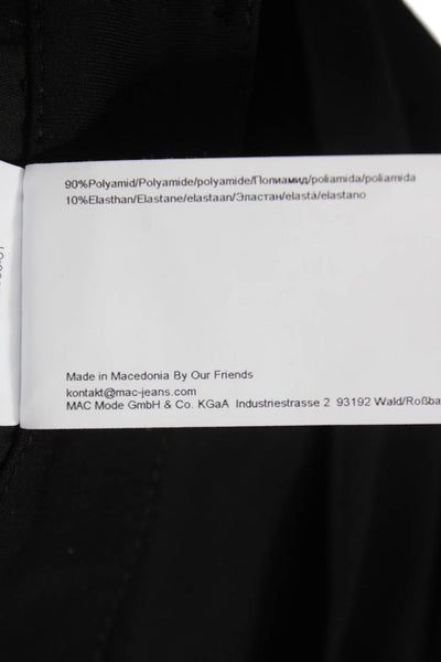 Dream Luxury Womens Dress Pants Black Button Polyamide Size 14
