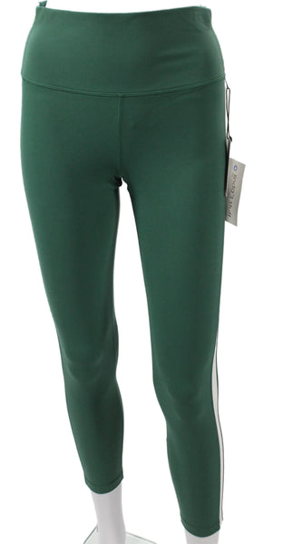Splits59 Womens Ankle Leggings Green Nylon Size L