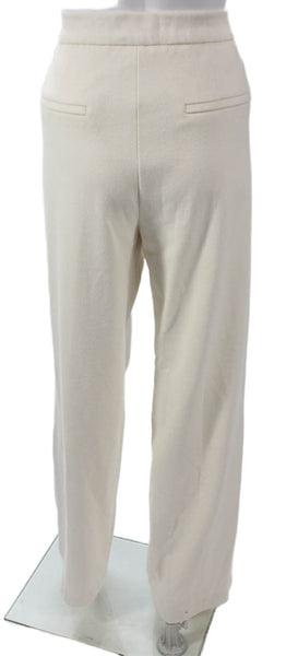 Mac Collection Women Dress Pants Beige Cotton Pull On Size 14