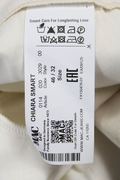 Mac Collection Womens Dress Pants Beige Pull On Size 16