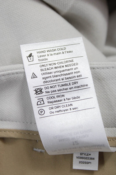 Vince Women Dress Pants Beige Polyester Zip Size 12