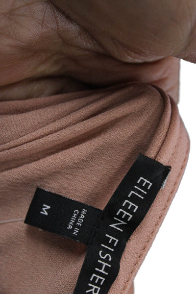 Eileen Fisher Women Silk Long Solid Skirt Size M