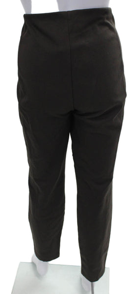Eileen Fisher Womens Ankle Leggings Black Rayon Solid Size M