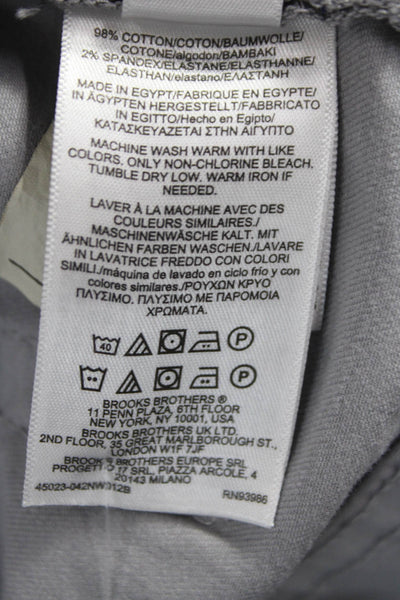 Brooks Brothers Mens Chino Pants Gray Size 36