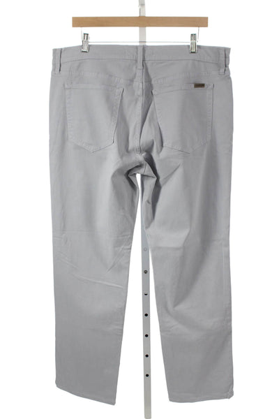 Joes Mens Chino Pants Gray Cotton Blend Button Size 36